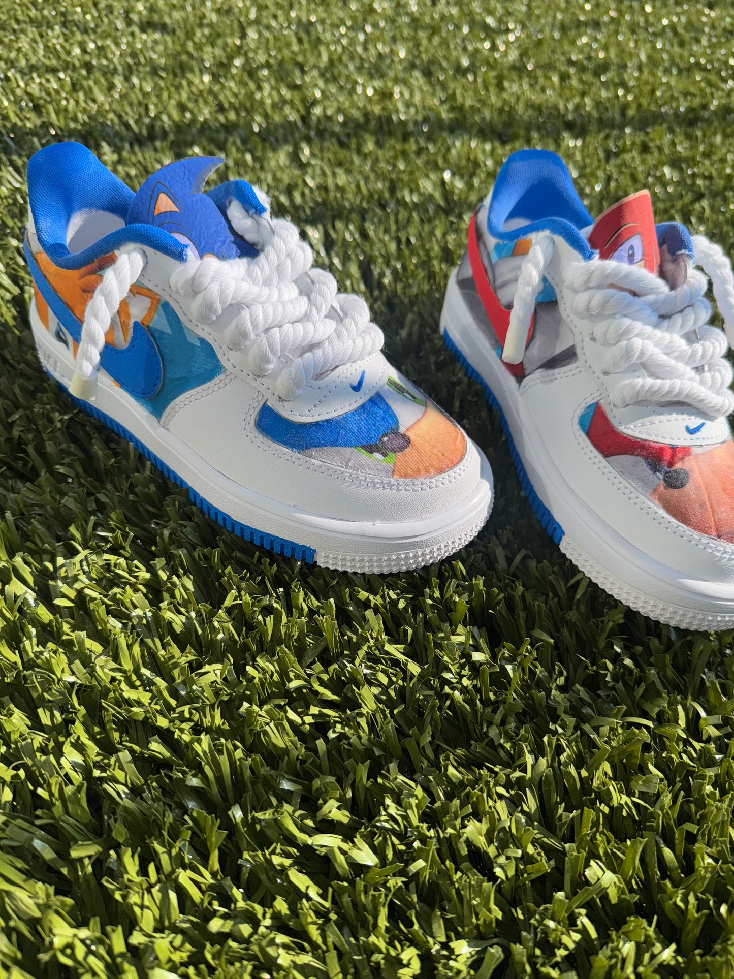 Custom AF1 Sonic & Knuckles theme