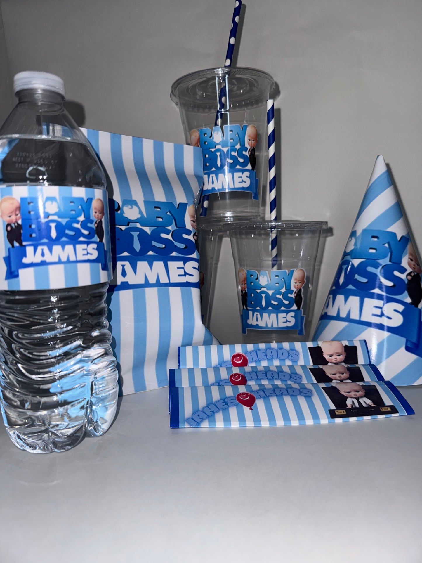 Personalized Party Set Boss Baby