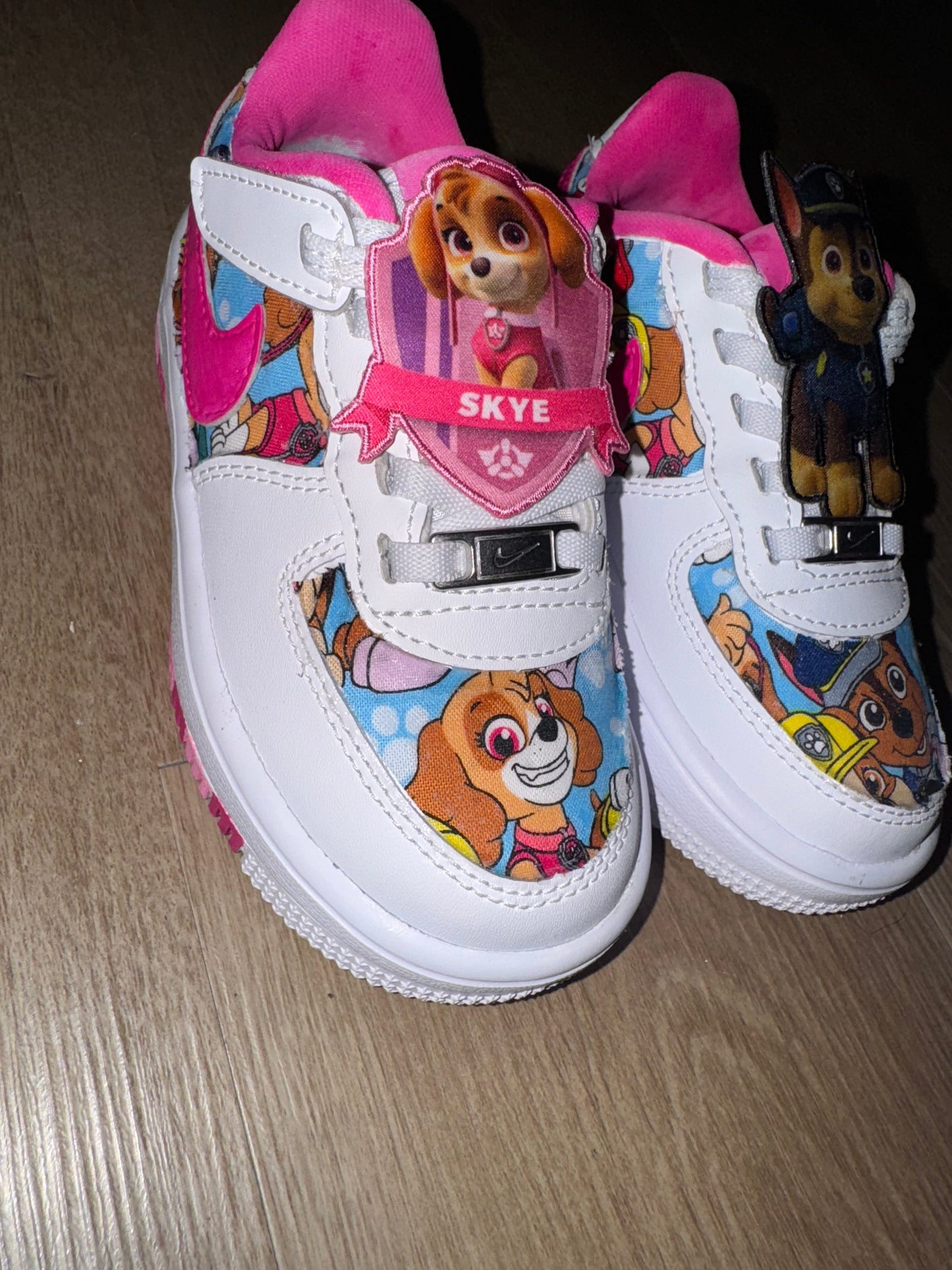 Custom AF1 Kids Paw Patrol Skye